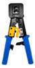 Alicate De Crimpar + Pote 50 Plug Rj45 Cat6 Ez Crimp + Capas 4