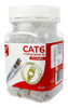 Alicate De Crimpar + Pote 50 Plug Rj45 Cat6 Ez Crimp + Capas 6