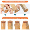 Regatones Para Sillas De Silicona Con Fieltro Pack 24 Small 4