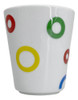 Vaso Porta Cepillo Dientes Porcelana Importado Round 1