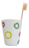 Vaso Porta Cepillo Dientes Porcelana Importado Round 3