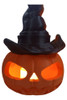 Calabaza Halloween Luz Calabaza Sombrero Bruja Caramelera 2