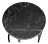 Ball & Cast Home Kitchen End Table 15.25 Dia Negro Juego De 2