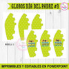 Kit Imprimible Globos Aerostaticos Dia Del Padre Editable #3 2