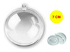 50 Esferas Bola De Acrilico 7 Cm  Para Personalizar 3