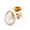 Argollas De Madera 65mm X 10 Uni Para Sonajeros Mordillos 1