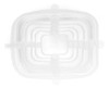 Tapas  De Silicona Cuadradas X6 Reutilizables 1