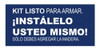 Kit Premium Para 2 Puertas Corredizas Placar Oferta!!! 3mt 0