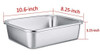 Teamfar Rectangular Cake Pan Brownie Pan Acero Inoxidable La 1