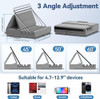 Soporte Tablet Almohada Multiangulo Gris Plegable 6