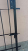 Puerta Reja Hierro Redondo Del 12, Dos Pasadores Y Cerradura 3