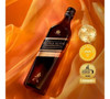 Box Whisky Johnnie Walker Double Black Label + Vasos Negros 4