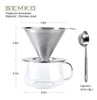 Single Serve Pour Over Coffee Maker, Solo Disco De Café Bpa- 3