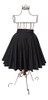 Saia Godê Duplo Infantil Preta 1 Saia Godê Duplo Infantil Preta 1