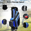 Bolsa Con Soporte Para Palos De Golf  Officejoy - Azul 3 Bolsa Con Soporte Para Palos De Golf  Officejoy - Azul 3
