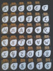 Stencil Mini Letras Y Números 4 Cm De Altura Combo Por 36u. 0