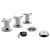 Grifería Fv Alerce Bidet Con Transferencia Cromada Baño 0
