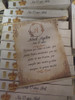 Pergamino Tarjeta 15 Años Casamiento Papiro Con Caja X35 4