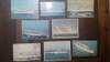 Lote De ,8 Postales De Barcos - Años 60 0