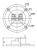 Bornera Para Bafle Plastica Redonda 2  Chasis 70mm 1