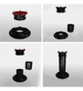 Extensor Para Soporte De Piso Elevado De 80mm 1 Extensor Para Soporte De Piso Elevado De 80mm 1