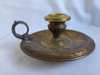 Antigua Palmatoria De Bronce. Candelabro 2