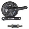 Kit Bike 21v Megarange Câmbio Gancheira Pedivela Rapidfire 2