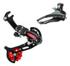 Kit Bike 21v Megarange Câmbio Gancheira Pedivela Rapidfire 3