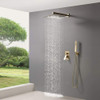 Sistema De Ducha De Oro Cepillado, Accesorio De Ducha Dorado 1