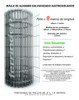 Malla Electrosoldada Cerco Galv  50x150mm 1mt 8mts Alambre 3