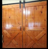 Kit Con Riel De 2.70 Mts Para Puertas Dobles Tipo Granero 1
