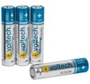4 Pilas Alcalinas Voltech Aaa Larga Duracion Mf Shop 0