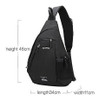 Kimlee Sling Mochila Lona Hombro Pecho Bolsa Bolsa Crossbody 1