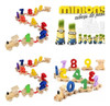Juego Educativo De Madera / Tren Encastre + Regalo Puzzle 3d 0