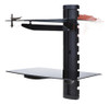Pro 2 Estante Doble Vidrio Estante Pared Montaje Soporte Baj 0