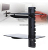 Pro 2 Estante Doble Vidrio Estante Pared Montaje Soporte Baj 1