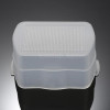 580ex Flash Speedlight Rebote Cabeza Caja Suave Difusor Caso 2