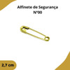 Alfinete De Segurança Dourado Nº 00 - 100 Unidades 3