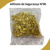 Alfinete De Segurança Dourado Nº 00 - 100 Unidades 5