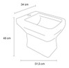 Bidet Baño Prunus Aluna Loza Sanitaria 1 Agujero 2 Bidet Baño Prunus Aluna Loza Sanitaria 1 Agujero 2