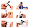 Kit Ferramentas 147 Pçs Relojoeiro Completo + Saca Ponteiros 2