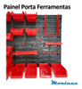 Painel Porta Ferramentas 43 Peças Organizador Oficina Casa 3