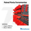 Painel Porta Ferramentas 43 Peças Organizador Oficina Casa 7