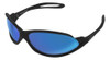 Modelo Spy 39 - Open Preto Fosco - Lentes: Azul 0
