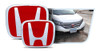 Emblema Honda Crv 12-16 Delantera + Trasera Rojas 0