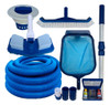 Kit Limpeza Pooltec Aspirador 4 Metros Mangueira + Cabo 0