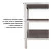 Mesa Inox 3 Prateleiras Cozinha Industrial Bancada Aço Inox 2