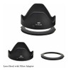 Pantalla De Lente De 67 Mm Y Adaptador De Filtro Para Canon 2