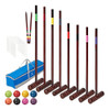 ~? Speedarmis Juego De Croquet De Lujo Para 8 Jugadores Con 0 ~? Speedarmis Juego De Croquet De Lujo Para 8 Jugadores Con 0