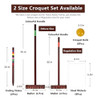 ~? Speedarmis Juego De Croquet De Lujo Para 8 Jugadores Con 3 ~? Speedarmis Juego De Croquet De Lujo Para 8 Jugadores Con 3